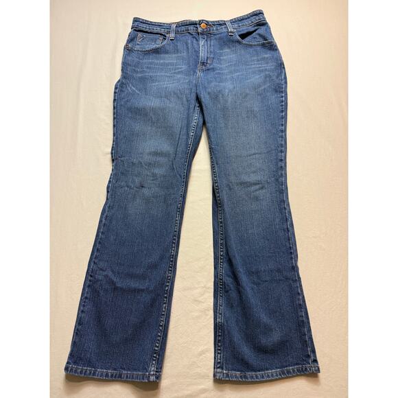 Levi's Denim - Womens Levi Strauss Signature Mid Rise Bootcut Jeans 12 Short‎ Stretch